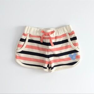 DISNEY x JUNKFOOD For Target Striped Mickey Shorts 2T